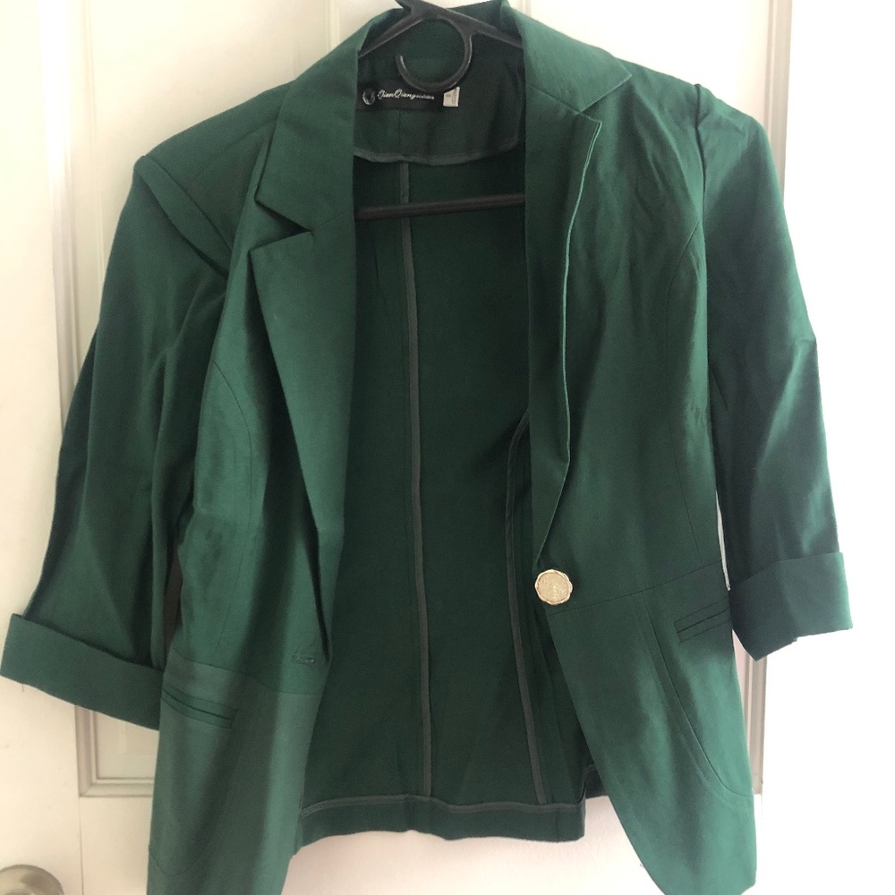 Short Green Blazer